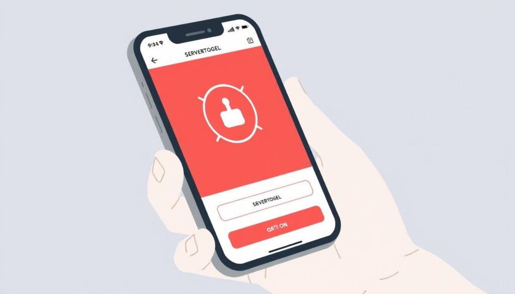 Cara akses SERVERTOGEL di HP